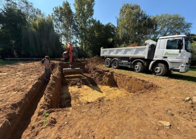 Extension d'une maison avec piscine intérieure