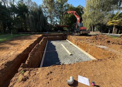 Extension d'une maison avec piscine intérieure