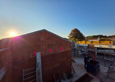 Élévation en cours + plancher sur cette maison aux Sables d'Olonnes.