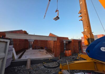 Élévation en cours + plancher sur cette maison aux Sables d'Olonnes.